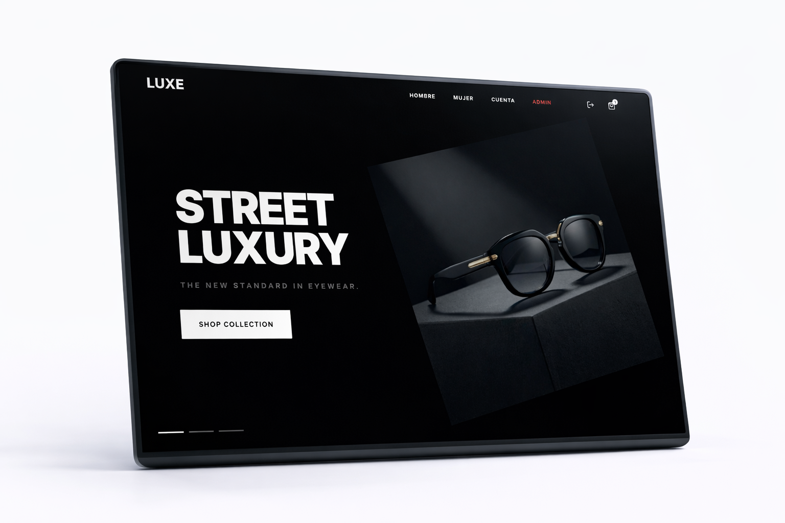 Vista previa plataforma Luxe